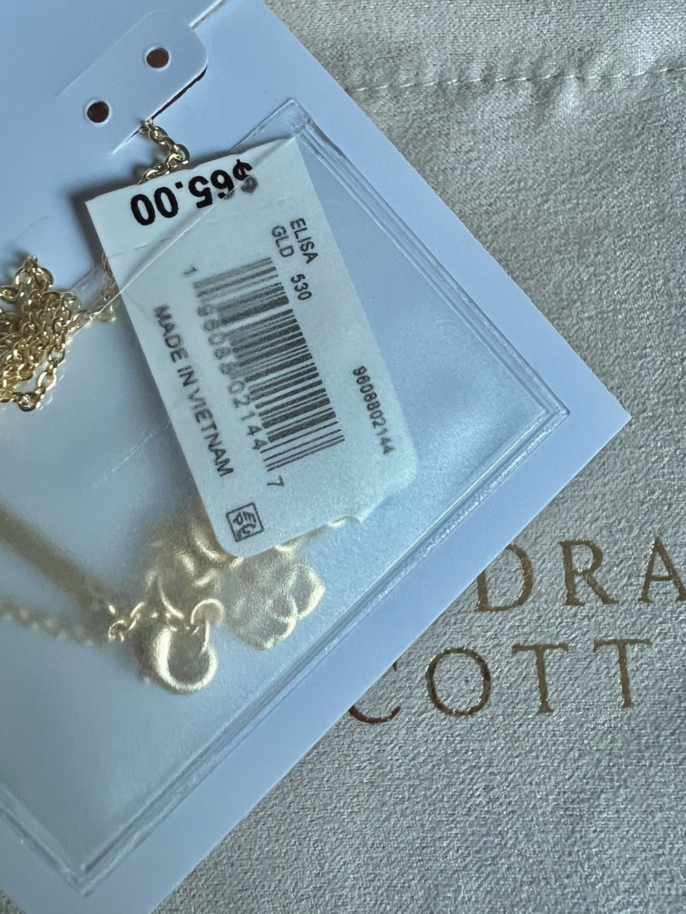 NWT Kendra Scott Elisa Abalone Gold Necklace - Picture 6 of 6